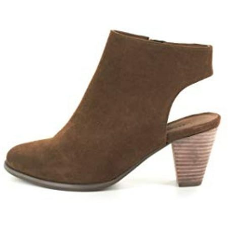 

Chocolat Blu Haaz - Open Back Bootie in Suede - Brown - 9 M US