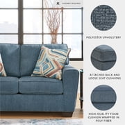 Signature Design by Ashley Cashton Blue Loveseat