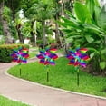 thumbnail image 3 of weibbin Garden Outdoor Bird Proofing Device Bird Scaring Device 5 Pack Reflective Pinwheel, 3 of 6