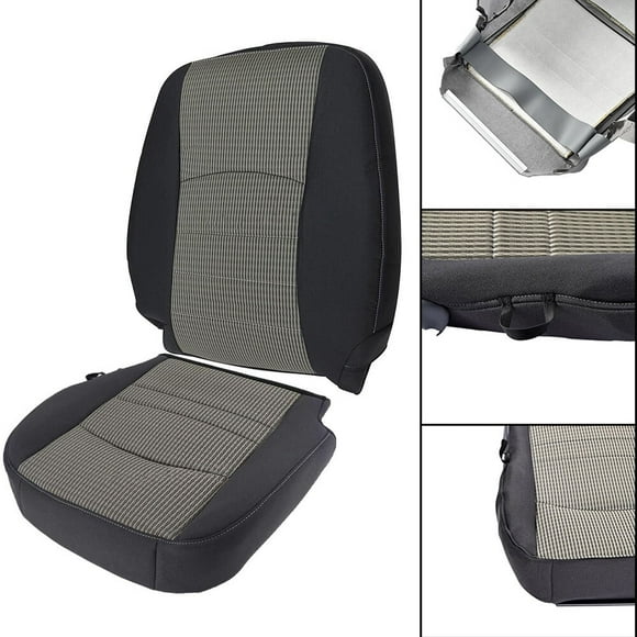 ALLTIMES Driver Side Bottom Seat Cover for Dodge for Ram 1500 / 2500 / 3500 / 4500 / 5500 SLT, Longhorn, Sport, Power, Wagon, ST, TRX, TRX4, Tradesman, Outdoorsman 2009-2012