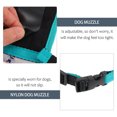 thumbnail image 2 of PBPBOX Breathable Polyester Dog Muzzle Green Adjustable Anti Biting Chewing Pet Supply, 2 of 5