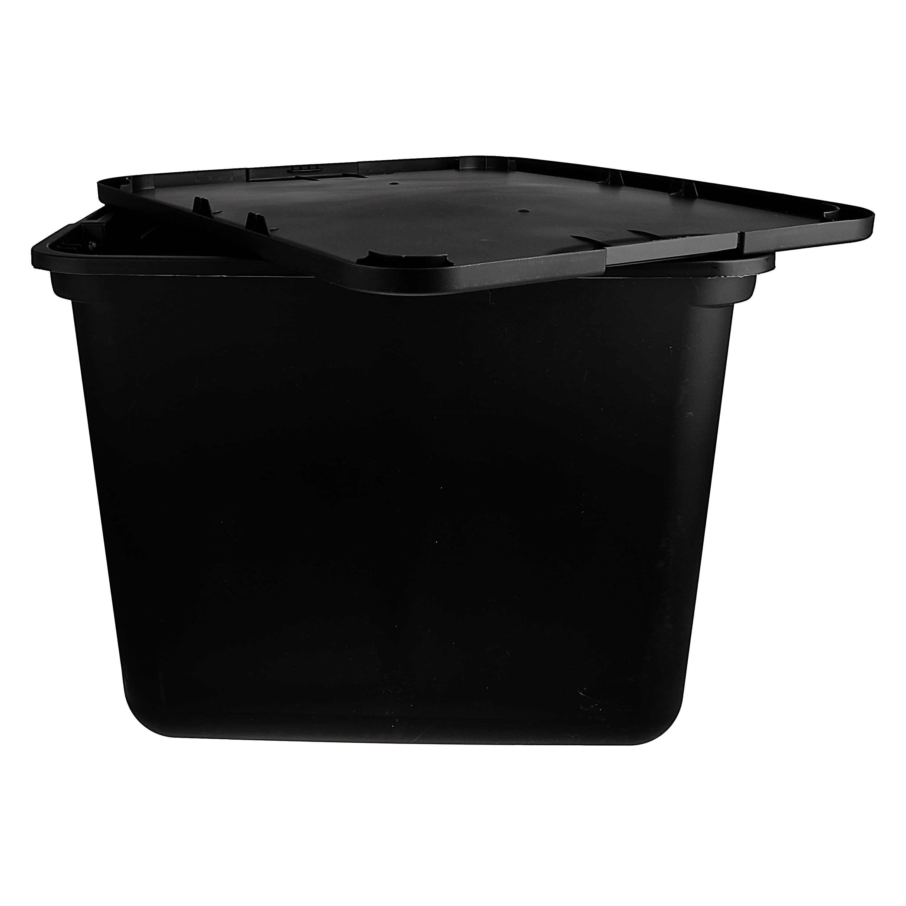 HDX 20 Gal. Storage Tote in Ink 21204415708 - The Home Depot