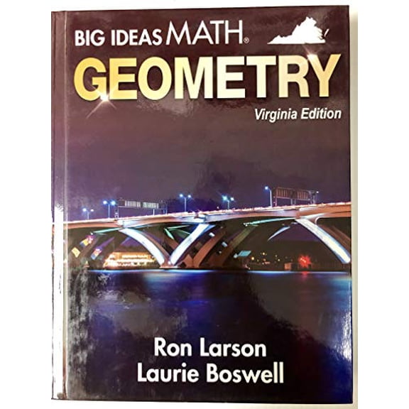 Pre-Owned Big Ideas Math, Geometry, Virginia ed., 9781635981322, 1635981328, Hardcover,