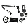 Peavey PC Podcasting Podcast Streaming Bundle w/ Microphone+Boom Arm+Headphones