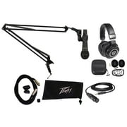 Peavey PC Podcasting Podcast Streaming Bundle w/ Microphone+Boom Arm+Headphones