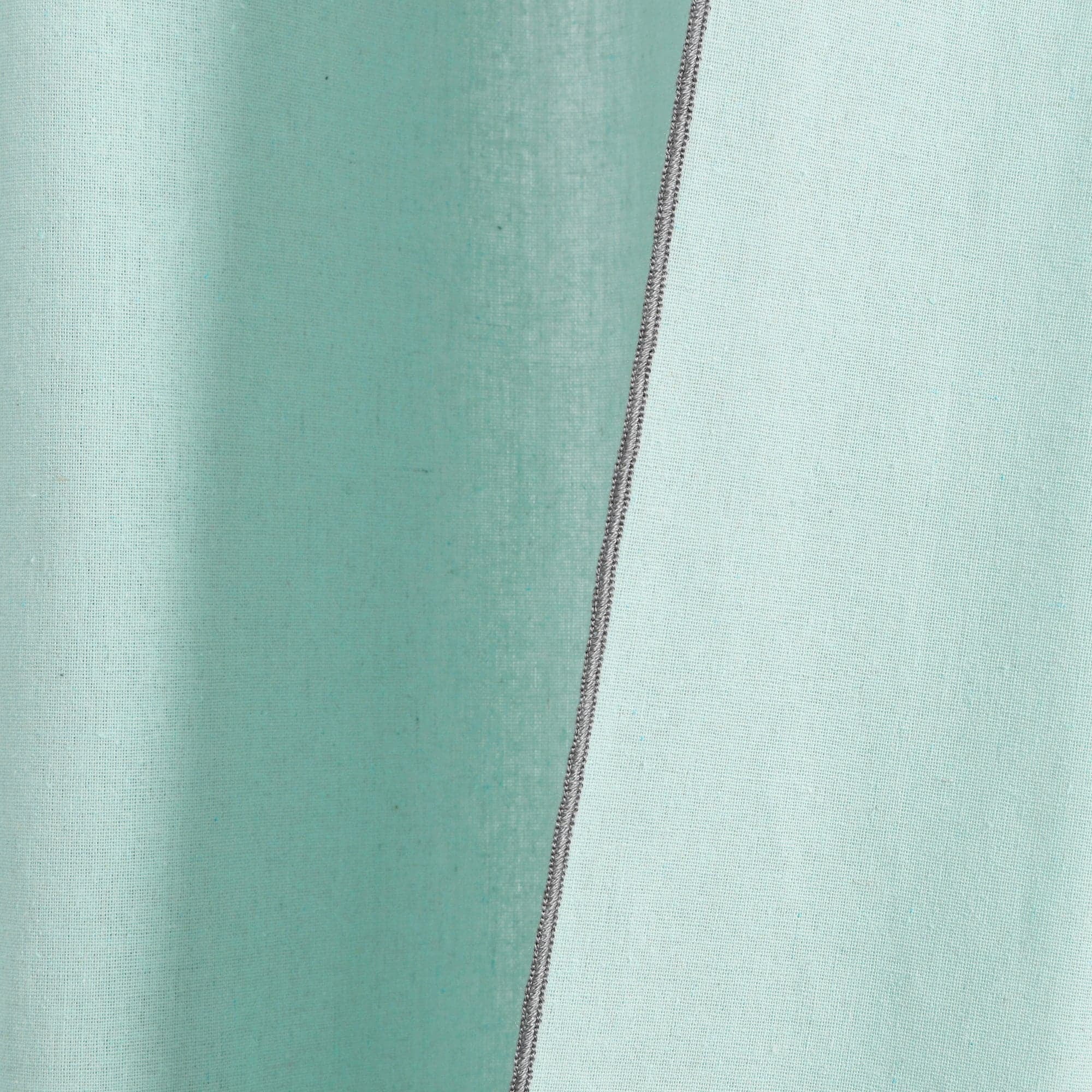 Lush Decor Modern Faux Linen Window Curtain Panels - Blue - 84 x 52