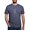 Heather Navy, variant on - Phi Sigma Pi Shield Black Wordmark T Shirt - Mens Tri-blend T-Shirt