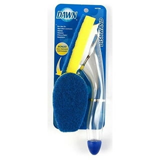 Dawn Dish & Sink Brush, Plastic, 8 Handle, 1 1/2 Bristles, Blue, 3/Pack  (235083)