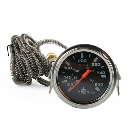 yaaqii 12V mechanical water temperature gauge car instrument with sensor 52mm
