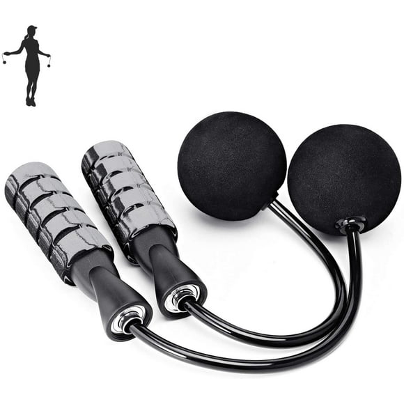 Cuerda de saltar sin cuerda con peso ajustable para entrenamiento fitness hombres mujeres