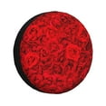 thumbnail image 2 of Balery Red Rose Tire Covers - Tough Tire Wheel Protector for Truck, SUV, Trailer, Camper, RV -16 inch, 2 of 8