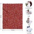 thumbnail image 4 of Red Christmas Scene Pattern Blanket,Comfortable Soft Lamb Wool Throw Blanket,All Season,Warm Lightweight Blankets for Sofa Bed Couch Living Room Chair,30"x40", 4 of 4