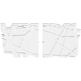 thumbnail image 2 of 28"W x 18 5/8"H x 1"ID x 9 3/4"C x 1"P Novo Architectural Grade PVC Contemporary Ceiling Medallion, Two Piece, 2 of 11