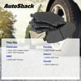 thumbnail image 3 of AutoShack Rear Ceramic Brake Pad Set for Chevrolet, GMC & Saturn, Equinox 2007-2017 Terrain 2010-2017 Captiva Sport 2012-2015 Vue 2008-2010, FWD AWD L4 2.4L V6 3.0L 3.4L 3.5L 3.6L, 3 of 5