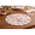 thumbnail image 3 of Colonial Williamsburg Blair Garden Flowers 100% Cotton Round Set of 6 Placemats 17", 3 of 6