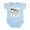 Sky Blue, variant on CafePress - Lil' Sister Of Three (Girls) Infant Bodysuit - Baby Light Bodysuit, Size Newborn - 24 Months