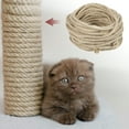 thumbnail image 3 of Unique Bargains Cat Natural Sisal Rope for Scratching Post Tree Replacement Sisal Rope for Repairing  6mm Diameter 33ft, 3 of 6