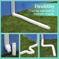 thumbnail image 6 of Amaopus 2 Packs Flexible Gutter Downspout Extensions, Extendable from 21" to 60", Downspout Extender Comes with Adapters, Thickened Down spout Drain Extension for Rainwater Drainage, 6 of 7