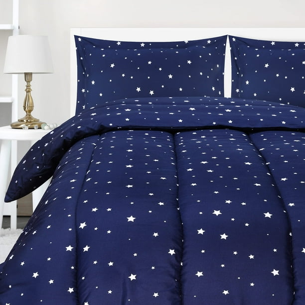 Juego de edredón Utopia Bedding All Season Star para niños con 2 camas individuales