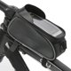 thumbnail image 3 of Bolsa de bicicleta sillín de ciclismo Bolsa de almacenamiento de bicicletas Bolsa de tubo impermeable de haz frontal para teléfono móvil ANGGREK Otros, 3 of 8