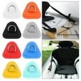 thumbnail image 1 of LJNYFDC D Ring D Buckle Set 4Pcs Easy to Install PVC Surfboard Dinghy Boat Triangle Patch Buckle Ring for Water Activity D Ring Pad, 1 of 6