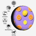 thumbnail image 6 of Kll Yellow Lemon And Orange Tire Cover,Universal Wheel Tire Cover For Trailer, Rv, Suv, Truck,Camper And Many Vehicle,(14 Inch), 6 of 7