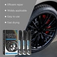 thumbnail image 1 of Linnome Car Wheel Rim Touch Up Paint Pen 3 Pack Black, Scratch Repair Kit for Automotive Wheel Rims DIY Fix, 1 of 9