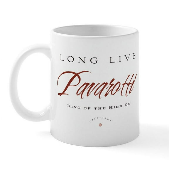 CafePress - Pavarotti Mug - 11 oz Ceramic Mug - Novelty Coffee Tea Cup