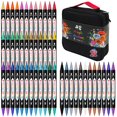 thumbnail image 1 of Marcadores de pintura acrílica TBC The Best Crafts, 48 colores, doble punta, 1 of 8