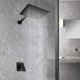 thumbnail image 5 of Set de grifos de ducha POP SANITARYWARE Black Rainfall 30 cm, 5 of 7