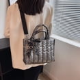 thumbnail image 3 of CoCopeaunt Puffer Tote Bag for Women Quilted Padded Handbag Puffy Tote Purse Lightweight Down Padding Crossbody Bag Puffer Bag, 3 of 6