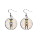 thumbnail image 1 of Perro Ropa Acuarela preciosa ilustración Pendientes pendientes de plata colgantes joyas señora Unbranded M, 1 of 3