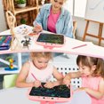 thumbnail image 2 of Freecat Easel for Toddlers, Doodle Board for Kids Toddlers 3-5 Years, Sweet Pink Rabbit Drawing Board Birthday Christmas Gifts for Girls 2 3 4 5 Years., 2 of 7