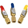 thumbnail image 3 of KAKOWELY Valve à Bille Droite 3 Pcs Réfrigérant de Climatisation en Laiton Compact 2.56"X0.59"X0.59 Pouces, 3 of 4