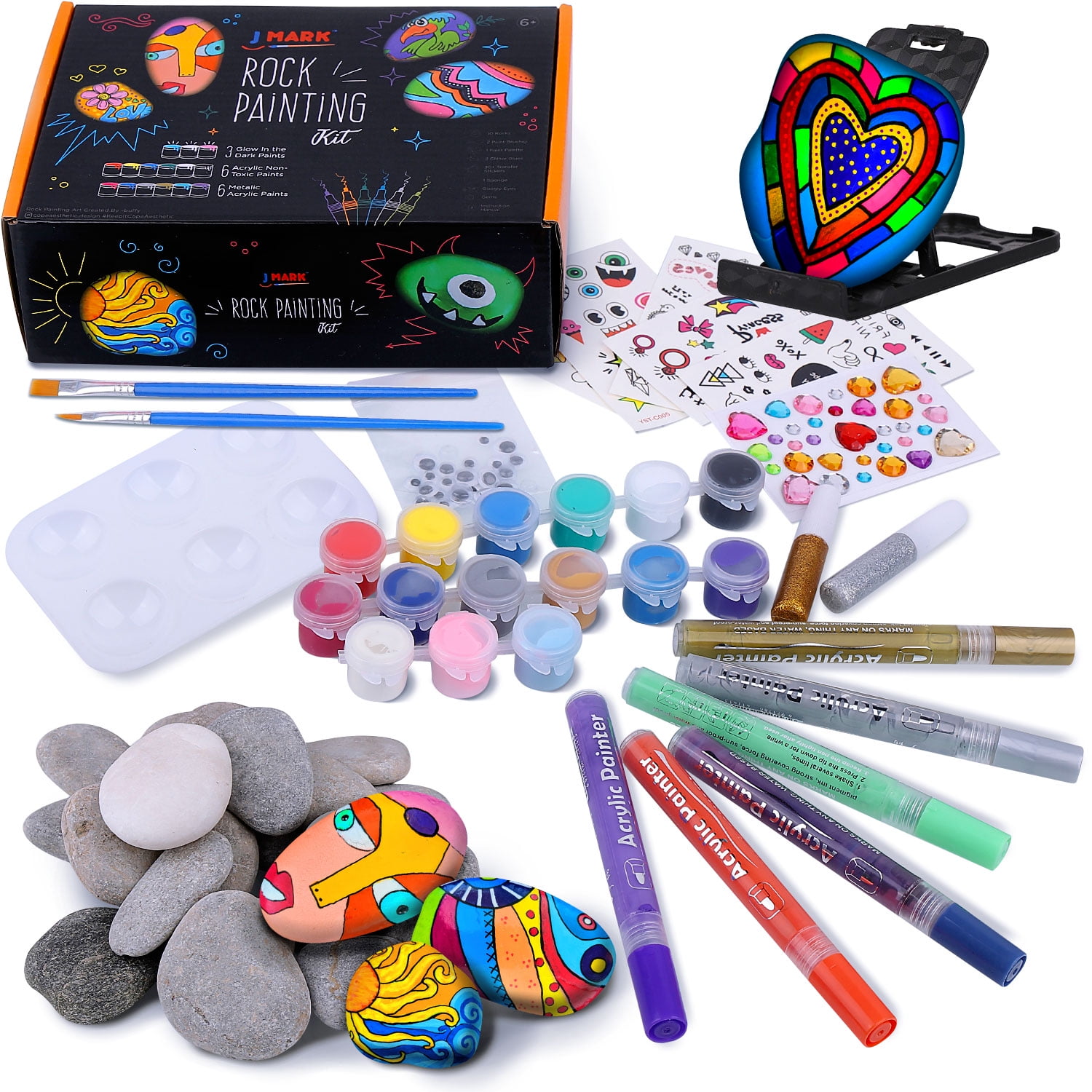 J Mark Premium Rock Painting Art Kit
