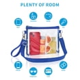 thumbnail image 4 of Bagenius Clear Purse Bolsa transparente aprobada por el estadio con correas extraíbles para el trabajo, eventos deportivos y conciertos, 4 of 5
