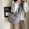 thumbnail image 1 of Bolso acolchado para las axilas Bolso con entramado de diamantes Bolso hobo acolchado suave Bolsos de mano casuales, 1 of 8