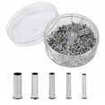 thumbnail image 6 of YSNOOWE Cylindrical Silver Insulated Electrical Connectors Kit 1900Pcs for Home and Shop Use, 6 of 8