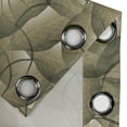 thumbnail image 4 of Ambesonne Grommet Curtain, , 50"x63", Khaki Peacock Green, 4 of 5