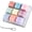 9-key Without Light, variant on Colorful Mechanical Keyboard Clicker Keychain, Fidget Toy Keycap with Satisfying Click Sound, Stress Relief for Adults Teens, Portable Key Ring Gift