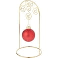 thumbnail image 2 of Bard's Arched Gold-toned Ornament Stand, Small Scroll, 8" H x 3.75" W x 3.75" D, Pack of 12, 2 of 5