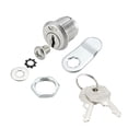 thumbnail image 3 of Uxcell Cam Locks 16mm Cylinder Length 35mm Bent Cam Keyed Different 2Pack, 3 of 6