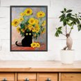 thumbnail image 3 of Kit Punto Cruz Gato Impreso Hilo Algodón Ecológico Bordado Arte 40x50cm 11CT, 3 of 9