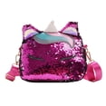 thumbnail image 1 of HLONK Sequins Handbag Purse with Chain - Rose, 1 of 5