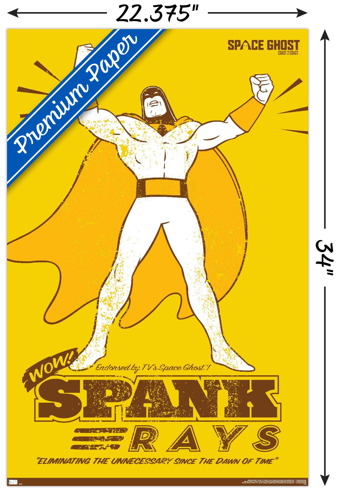 Space Ghost Coast to Coast - Spank Rays Wall Poster, 22.375" x 34"