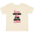 thumbnail image 3 of Inktastic Sorry Cupcakes This Stud Muffin is Taken Boys Baby T-Shirt, 3 of 5
