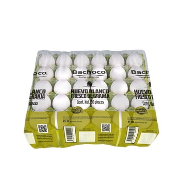 Huevo blanco Bachoco 30 pzas