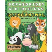 Sopas de Letras del Reino Animal : Encuéntralos y coloréalos (Paperback)