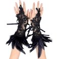 thumbnail image 1 of Guantes de Encaje de Plumas, Guantes de Encaje Vintage, Guantes de Encaje, Adecuados Para Fiestas Nocturnas, Carnaval, Halloween, Graduaciones, Cosplay, Fiesta, 1 of 5
