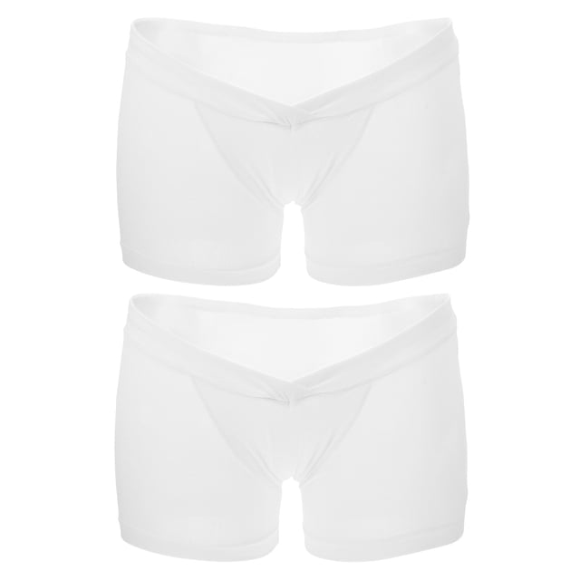 MasteelfCA 2 Pcs Culottes de Maternité Culottes de Maternité en V Culottes de Sécurité Post-Partum Pantalons Confortables